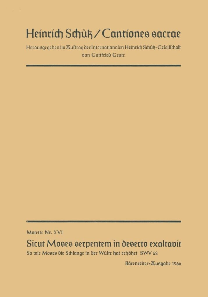Sicut Moses serpentem in deserto exaltavit
